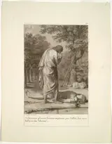 Antoine-Denis Chaudet, Aristomenes Mourning the Death of Socrates from the Bewitchment of Meroë (from Book 1 of Apuleius, "The Golden Ass")