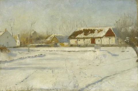 Laurits Andersen Ring, Winter scene