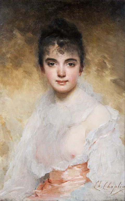 Charles Joshua Chaplin, Portrait of a Young Woman