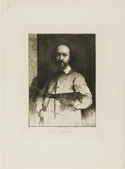 Charles Joshua Chaplin, Portrait of Daubigny