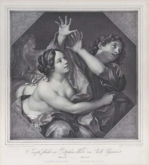 Franz Hanfstaengl, Joseph and Potiphar's wife