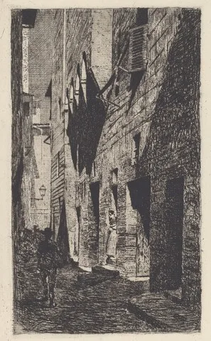 Telemaco Signorini, House of Dante da Castiglione [Casa di Dante da Castiglione]