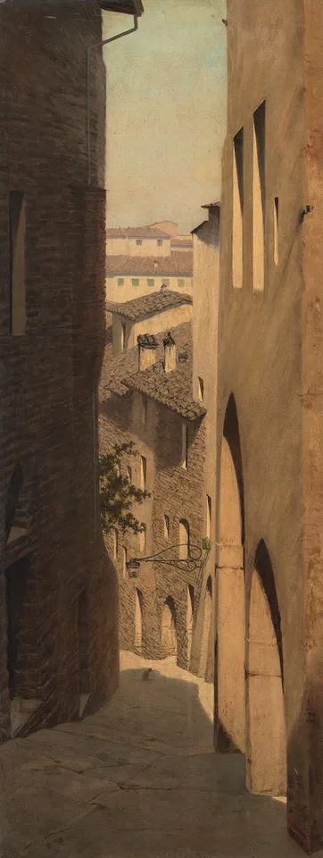 Telemaco Signorini, Small italian village