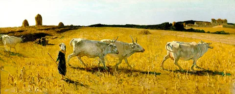 Telemaco Signorini, Pastures at Castiglioncello