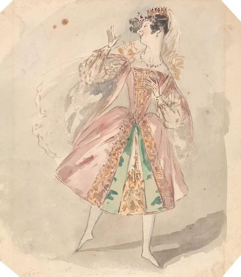 Alfred Edward Chalon, A Dancer