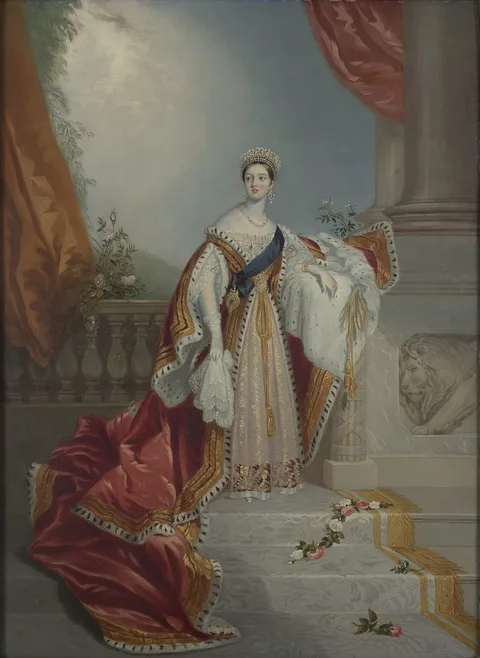 Alfred Edward Chalon, Queen Victoria (1819–1901), in Coronation Robes