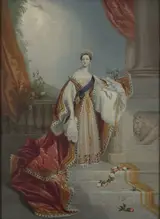 Alfred Edward Chalon, Queen Victoria (1819–1901), in Coronation Robes