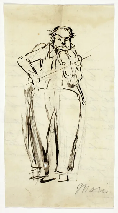 Alfred Edward Chalon, Nicolas Mori, Violinist