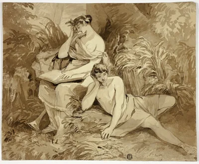 Alfred Edward Chalon, Muse and Poet