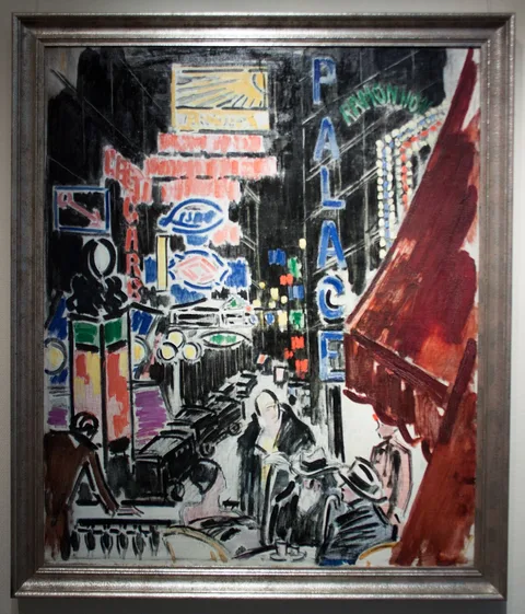 Vaszary János, Advertising Lights in the Street