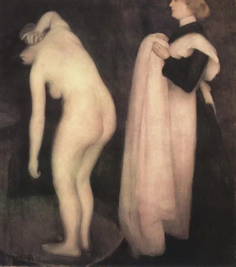 Vaszary János, After Bathing