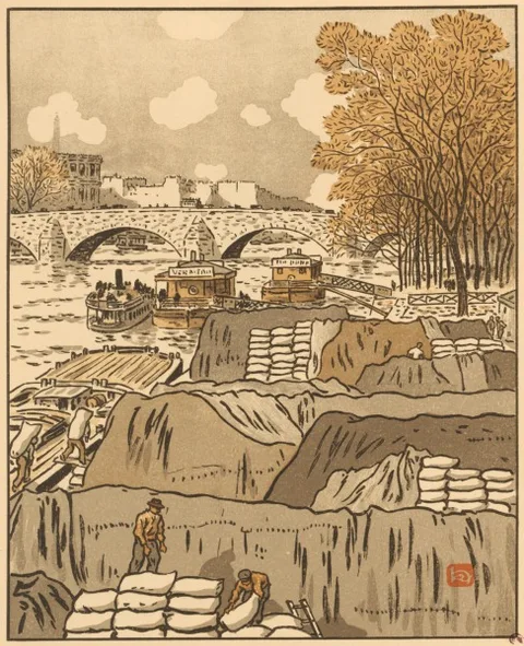 Henri Rivière, From Pont des Saints-Pères