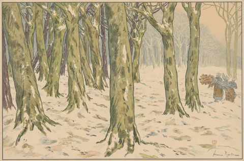 Henri Rivière, The Woods, Winter