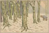 Henri Rivière, The Woods, Winter