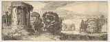 Jan van de Velde, The Temple of the Sibyl at Tivoli, from "Landscapes and Ruins"
