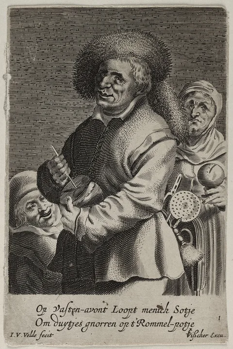 Jan van de Velde, The Rommelpot player