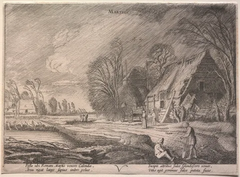 Jan van de Velde, The Twelve Months: March