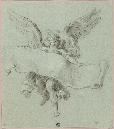 Sebastiano Conca, Angel with Scroll