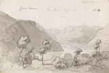 Johannes Flintoe, View of Kvamskleiva at Vang in Valdres