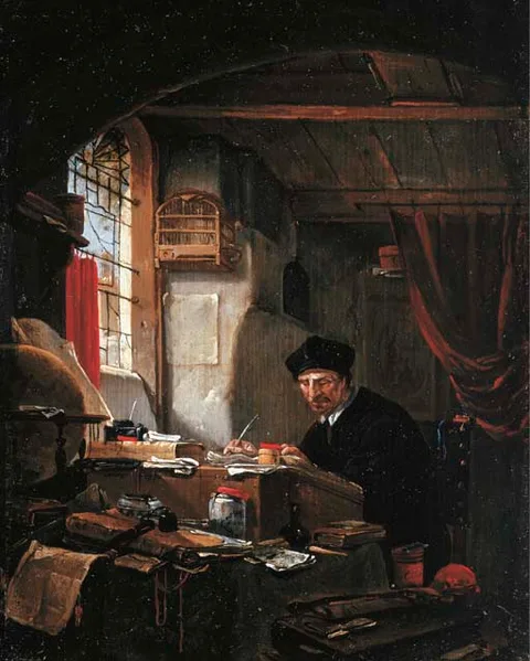 Thomas Wijck, An alchemist in his study