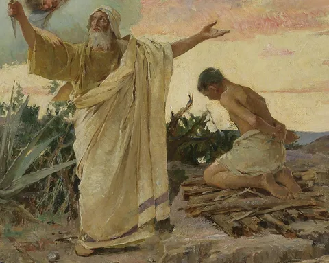 Mato Celestin Medović, The Sacrifice of Isaac