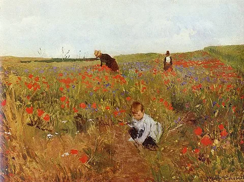Victor Gilbert, Poppies in a Field
