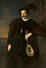 Józef Simmler, Portrait of singer Wilhelm Troszel as Don Juan