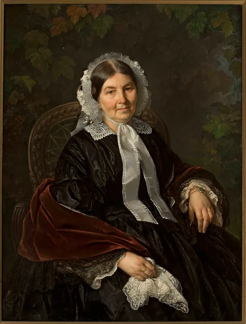 Józef Simmler, Portrait of Matylda Wernerowa.