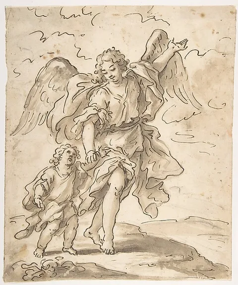 Paolo de Matteis, Tobias and the Angel