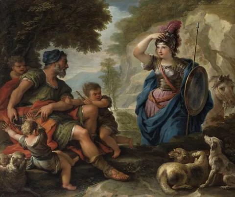 Paolo de Matteis, Erminia with the Shepherds