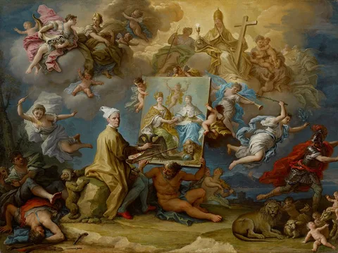 Paolo de Matteis, Allegory of the Consequences of the Peace of Utrecht