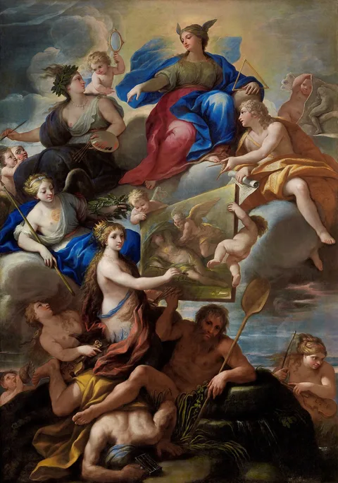Paolo de Matteis, Allegory of Knowledge and the Arts in Naples