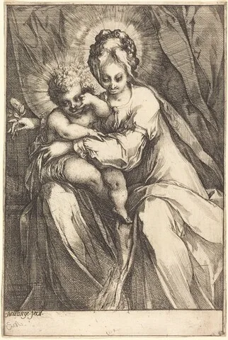 Jacques Bellange, The Virgin and Child with a Rose