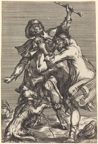 Jacques Bellange, Fighting Beggars