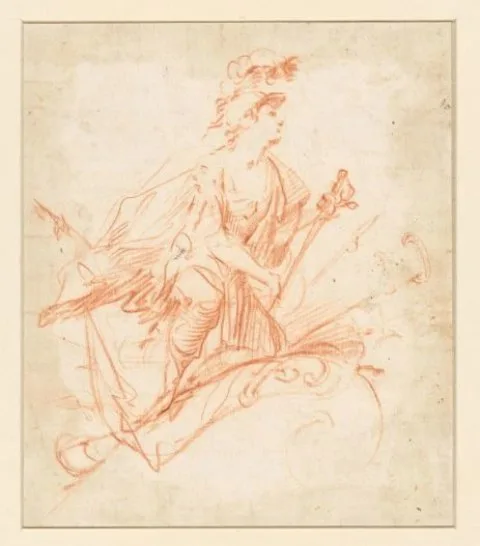 Jacques Bellange, Krijgsman geknield bij een trofee