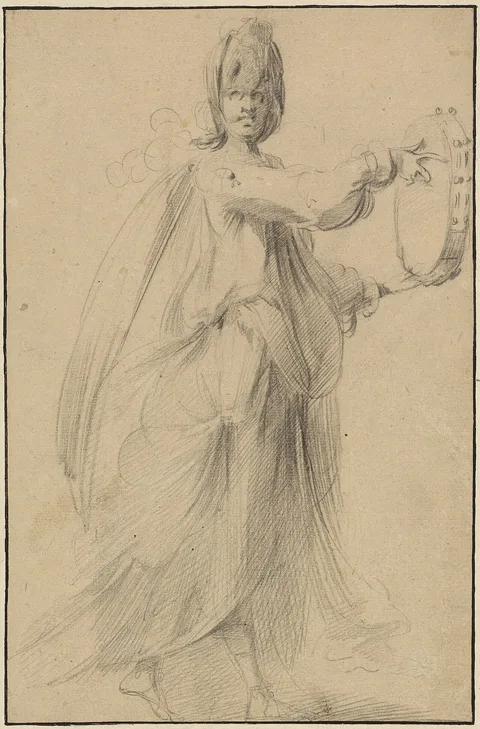 Jacques Bellange, Dancer with a Tambourine