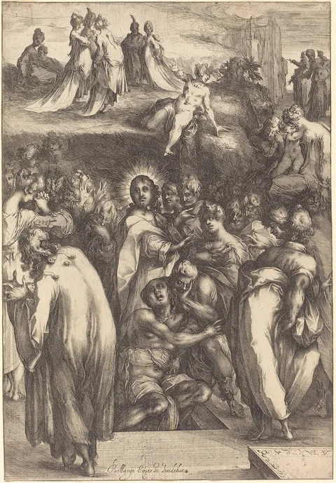 Jacques Bellange, The Raising of Lazarus