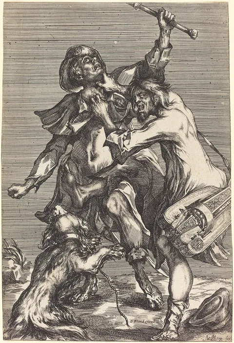 Jacques Bellange, Fighting Beggars