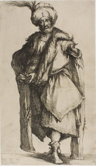 Jacques Bellange, The Three Magi: Caspar, King of Tarsus