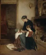 Pierre Édouard Frère, The Evening Prayer