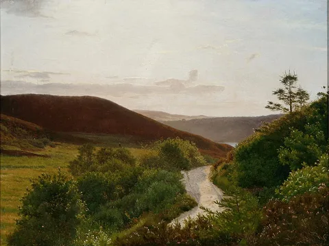 Vilhelm Kyhn, Landscape near Silkeborg.