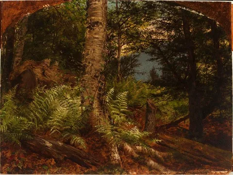 Fidelia Bridges, Study of Ferns