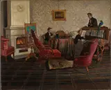 Johann Siegwald Dahl, The Living Room of the Danish Minister in Dresden