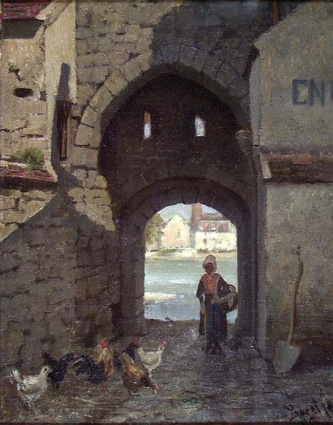 Frederik Collett, Citygate in Moret-sur-Loing