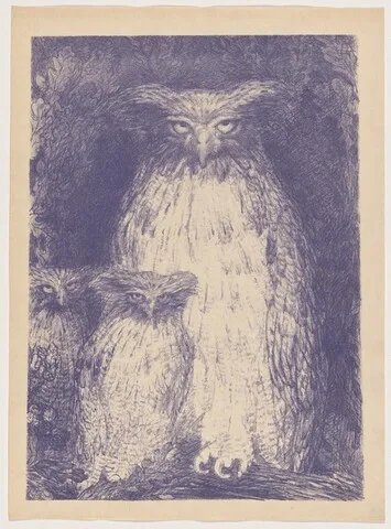 Henry de Groux, Grand-duc (Eagle Owl)