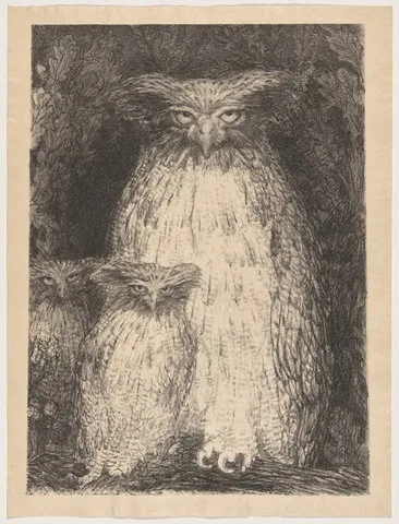Henry de Groux, Grand-duc (Eagle Owl)