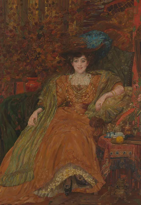 Henry de Groux, Portrait of Emma Lambotte