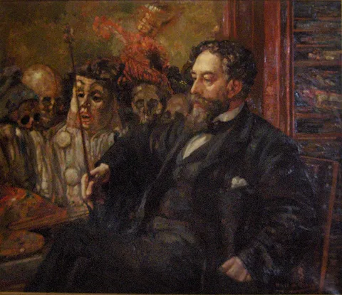 Henry de Groux, Portrait of James Ensor
