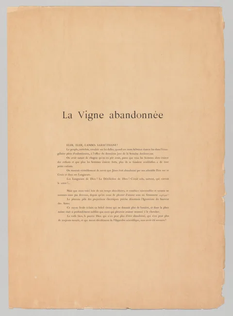 Henry de Groux, The Vintages: The Vintages!