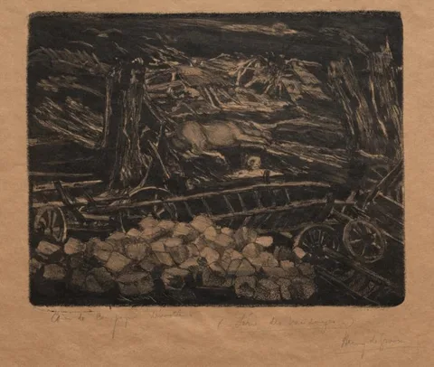 Henry de Groux, The Vintages!: Place of Devestation